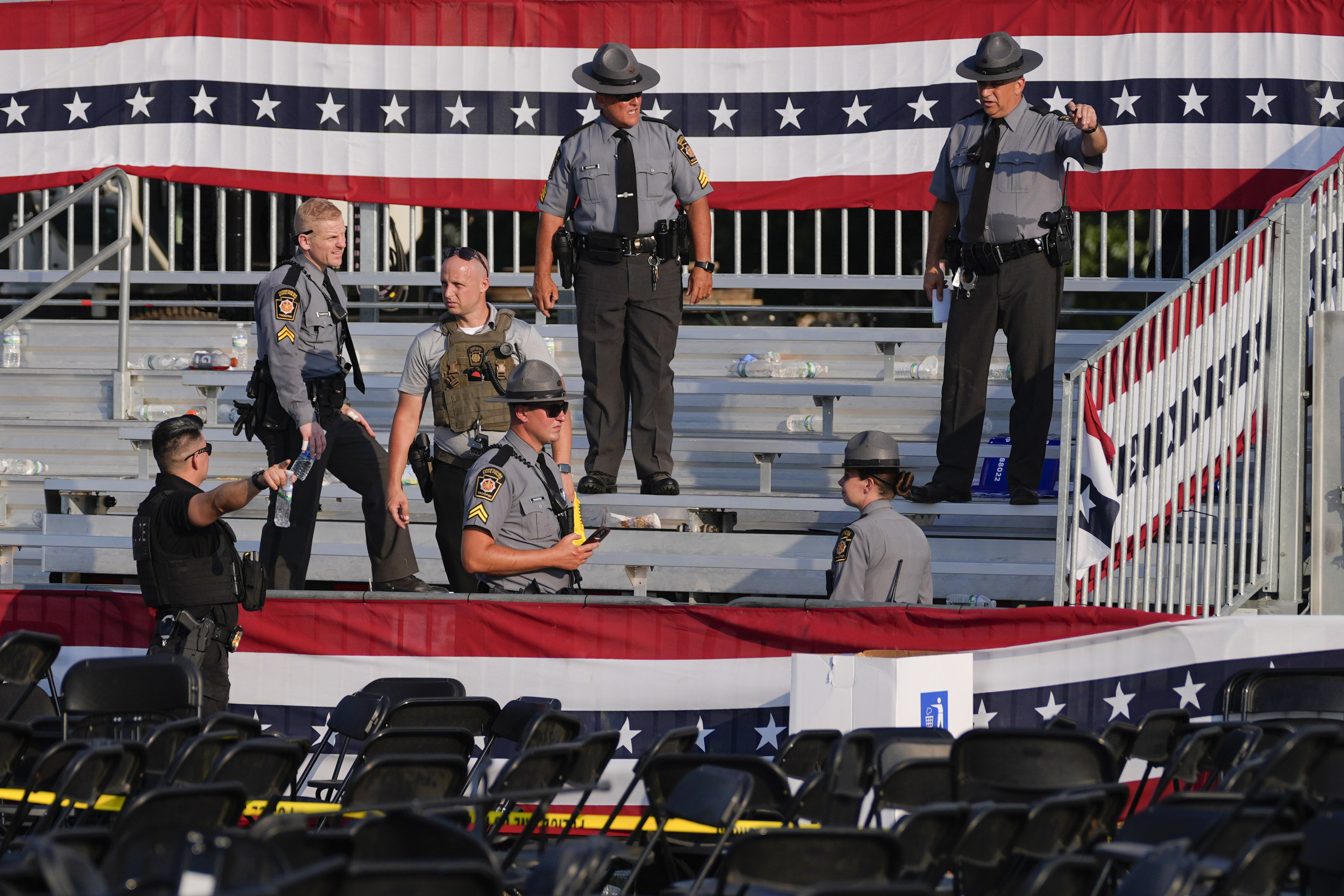 Both republican and democratic party members are sharing their hope for the president's quick recovery and thanks for the Secret Service's response