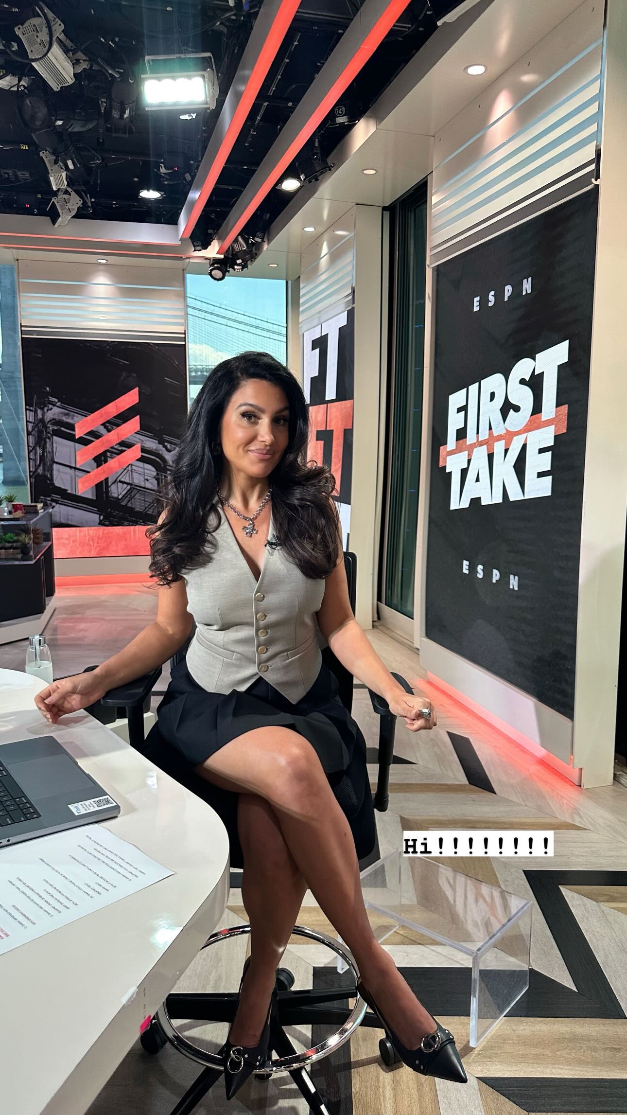 Molly Qerim made a dramatic return to First Take on Thursday's show