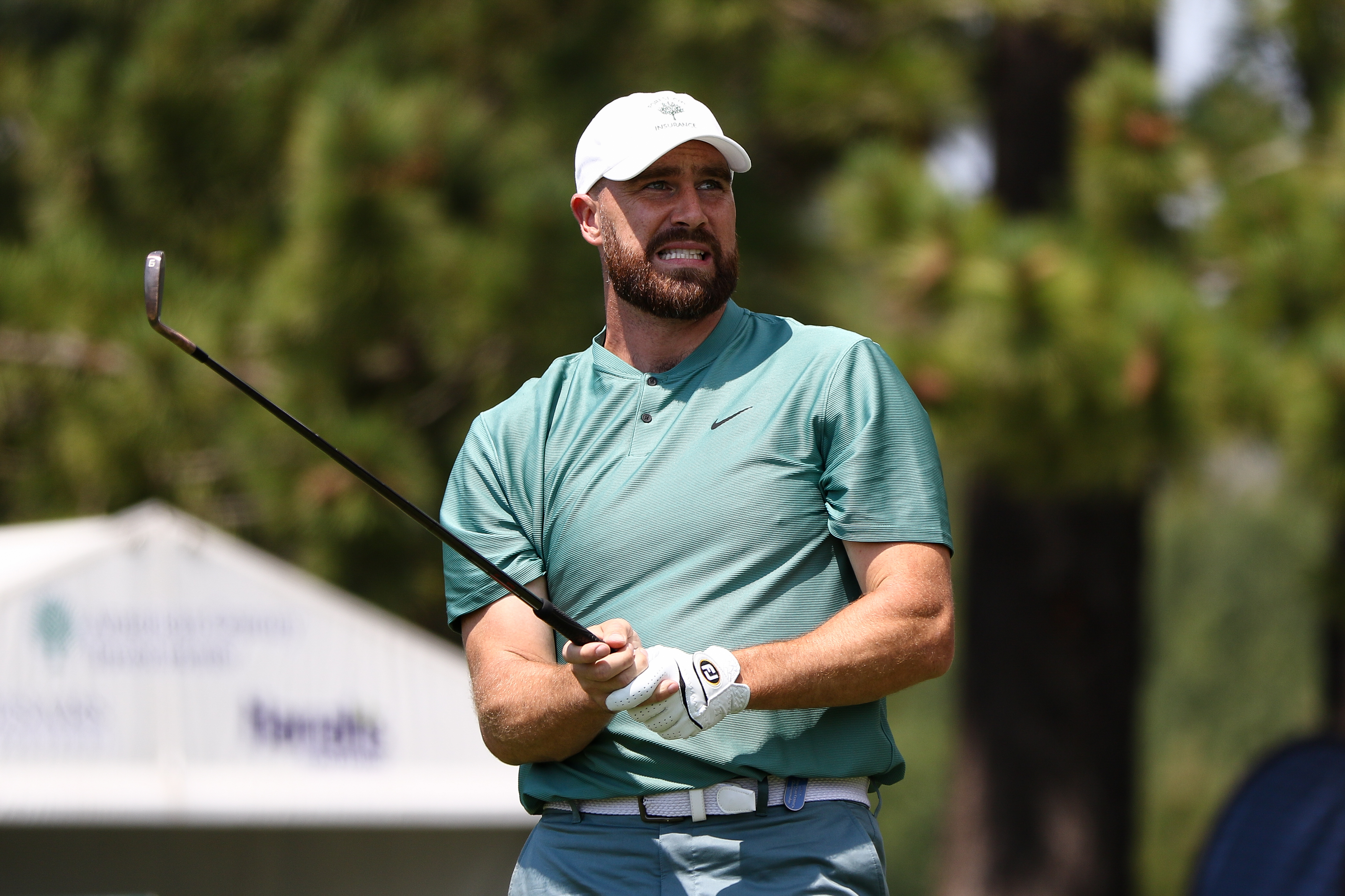 Kansas City Chiefs star Travis Kelce is said to have struck a woman in the head after going for a big drive at the 2024 American Century Championship golf tournament