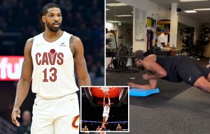 Tristan Thompson shows off impressive body transformation in workout