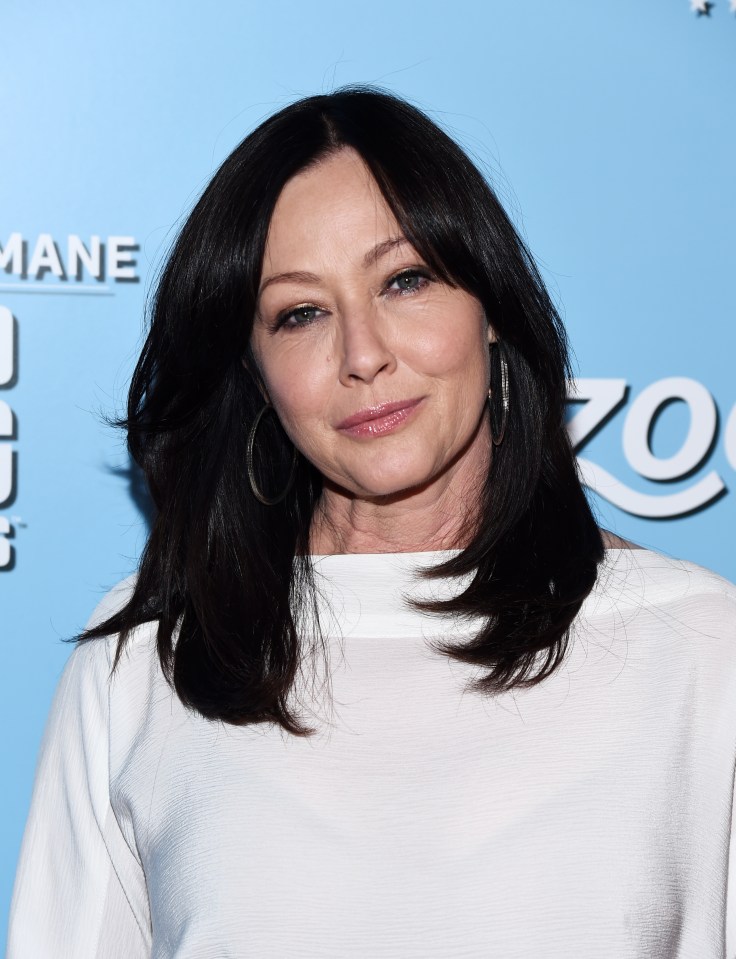 Shannen Doherty, pictured in 2019, arrives at the 9th Annual American Humane Hero Dog Awards