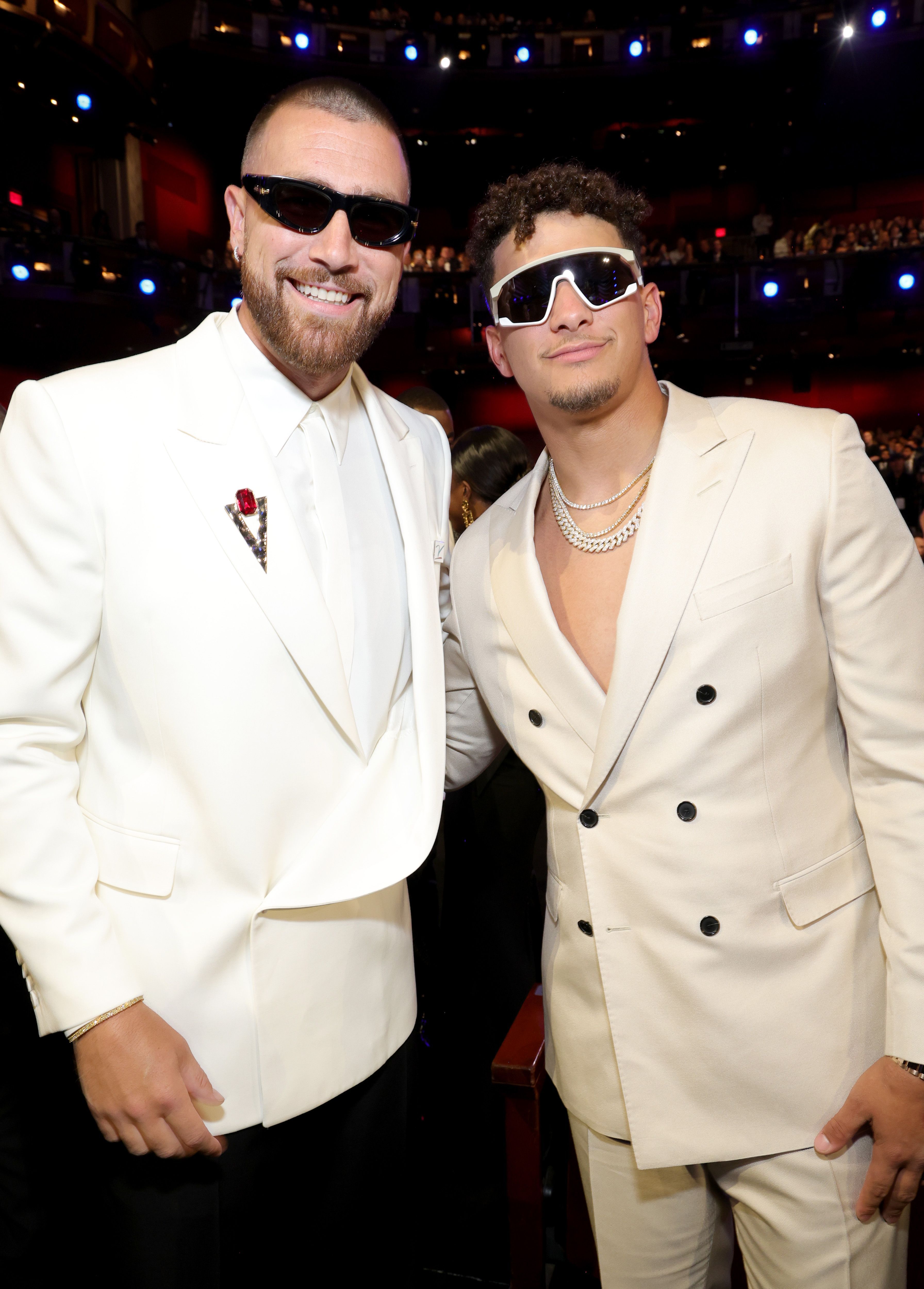 Travis Kelce and Patrick Mahomes at the 2023 ESPYs