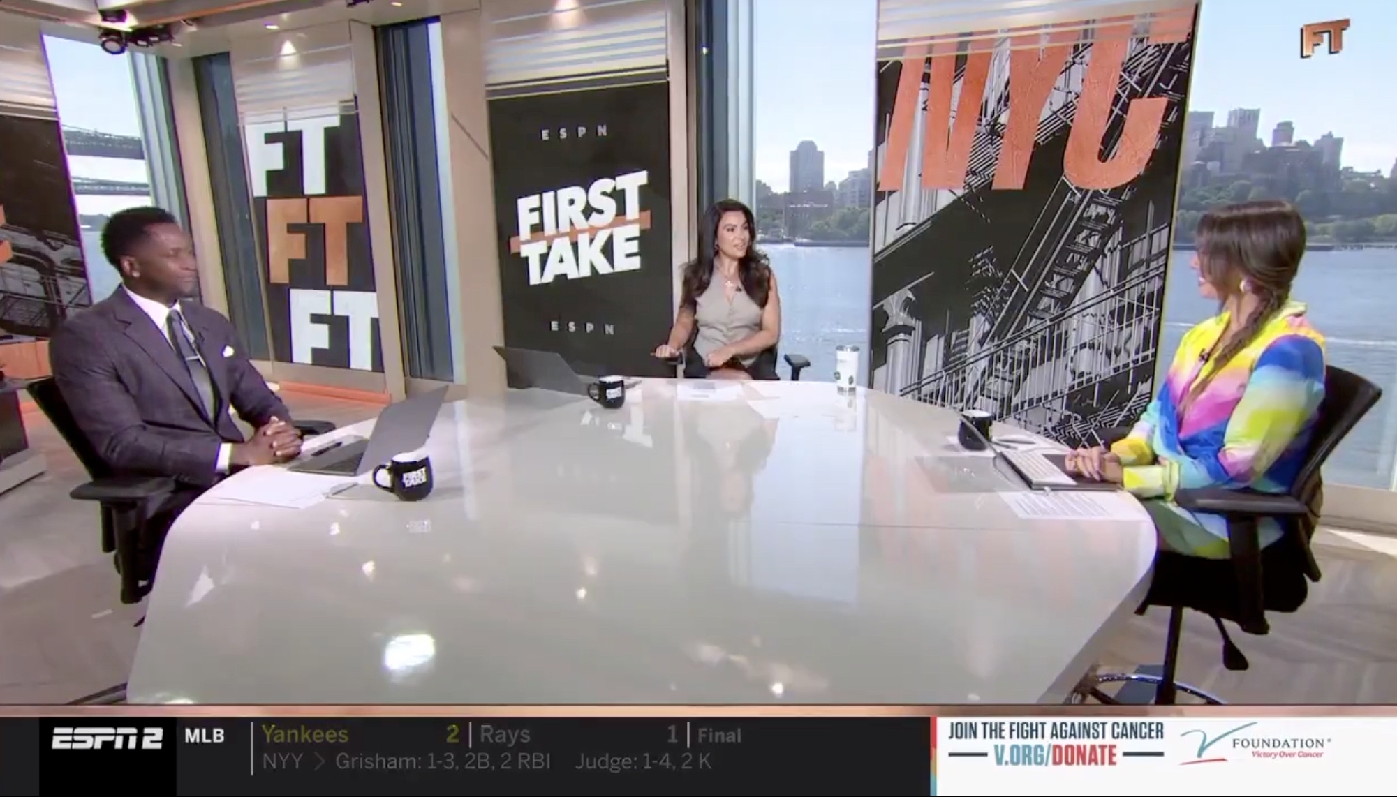 First Take was a little rusty after Molly Qerim returned from break