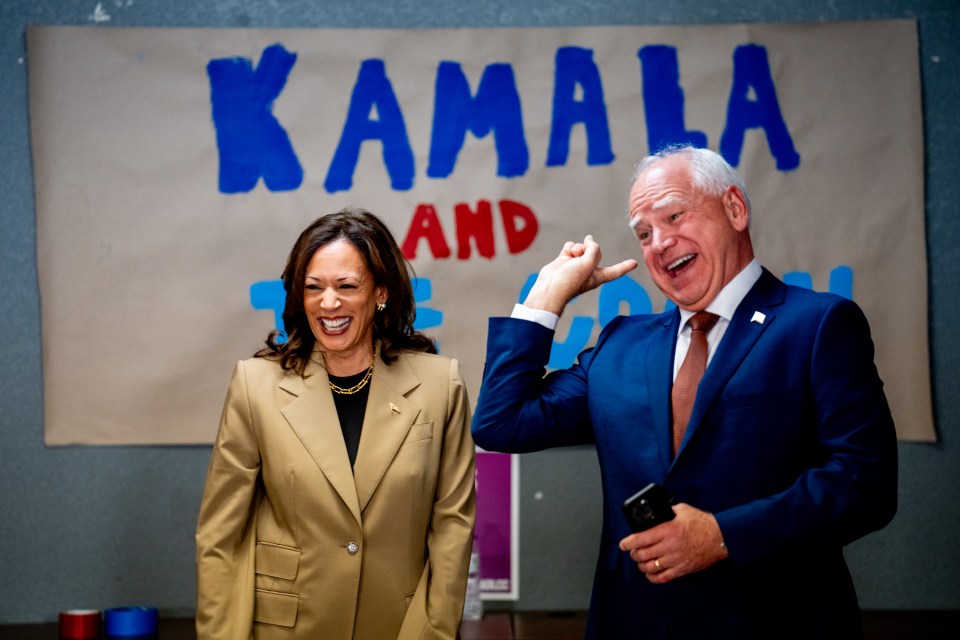 Meanwhile, Vice President Kamala Harris and Minnesota Governor Tim Walz are hosting a rally in Arizona