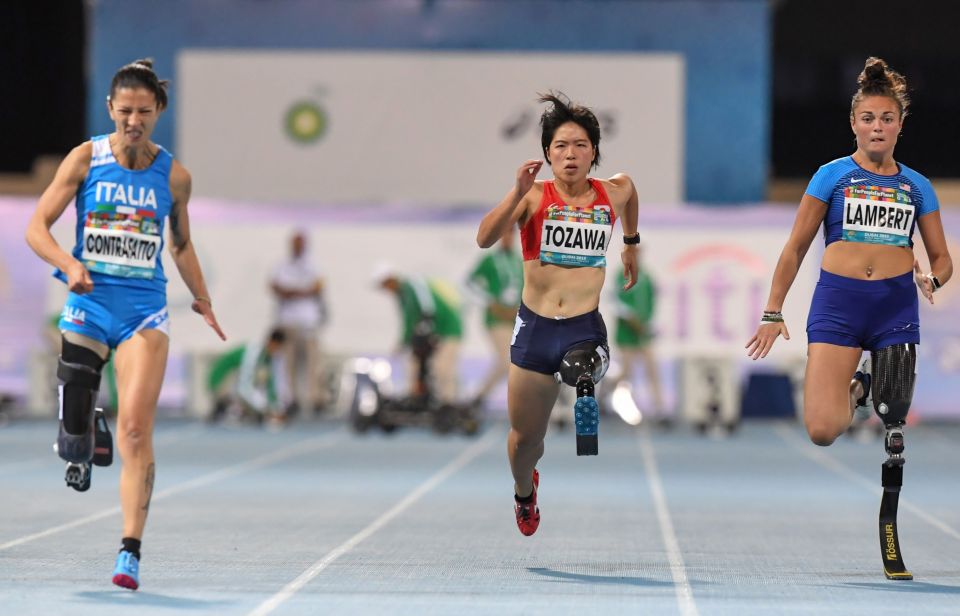 Lambert finished sixth in the T63 100m at the Tokyo Olympics