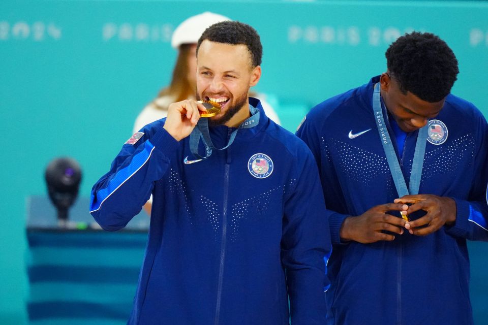 Curry, 36, produced a magnificent performance to help Team USA win gold