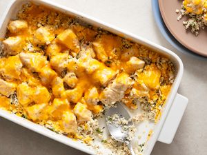 Low-Carb Chicken and Cauliflower Casserole