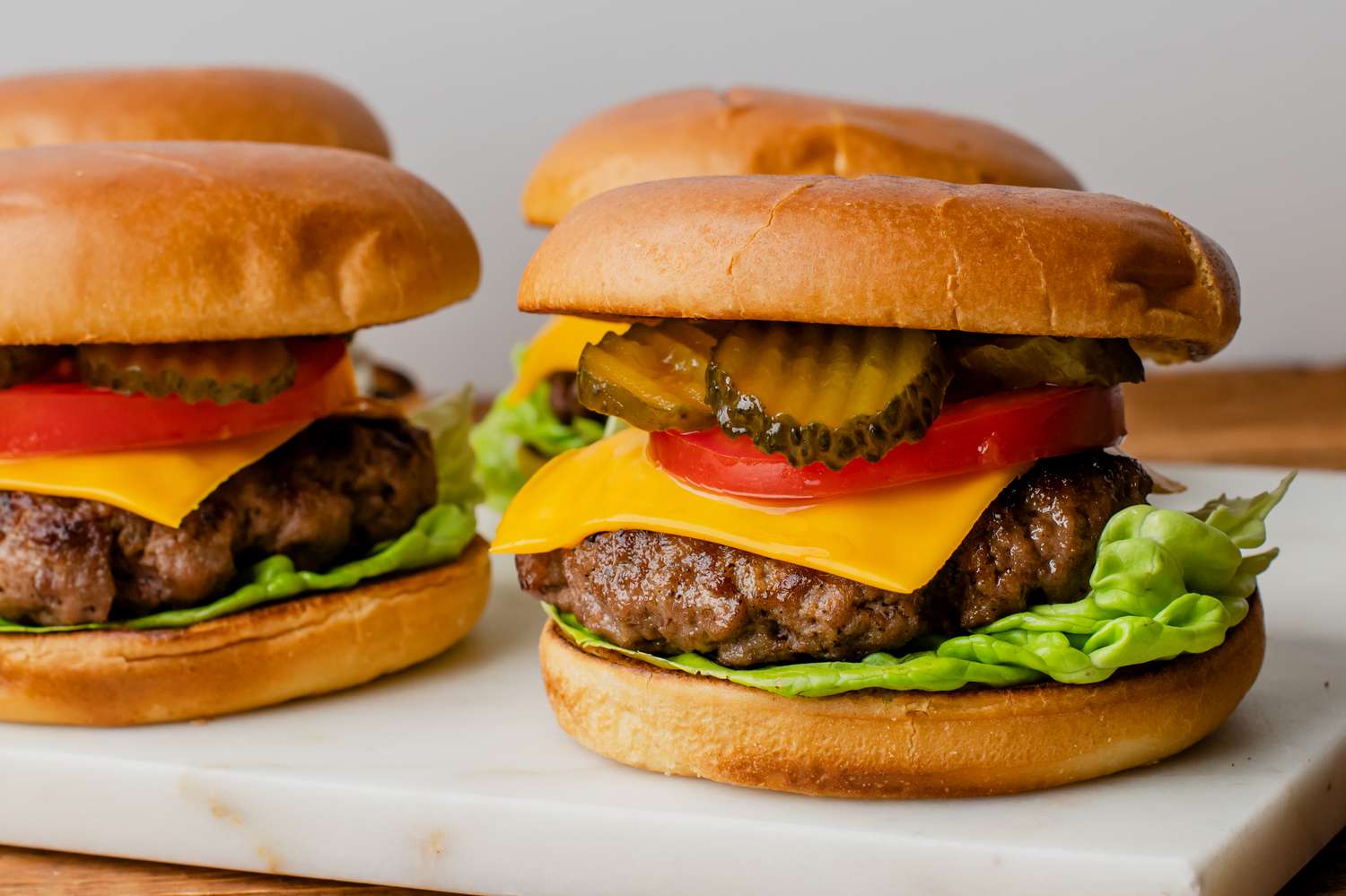 Juicy baked burgers recipe