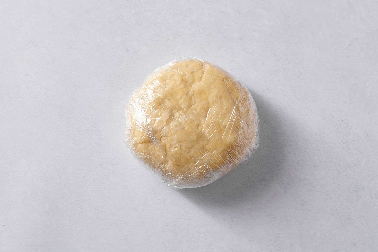 honey pie crust wrapped in plastic