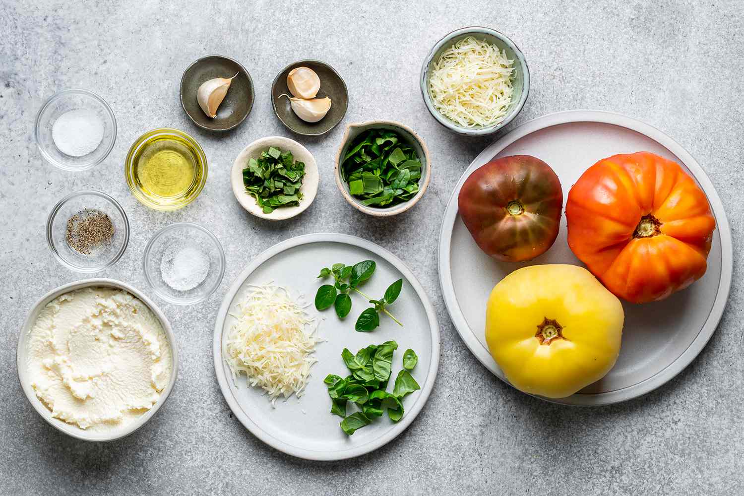 ingredients to make tomato galette