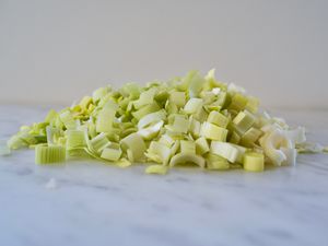 Cut Up Leeks