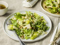 Pear and greens salad recipe