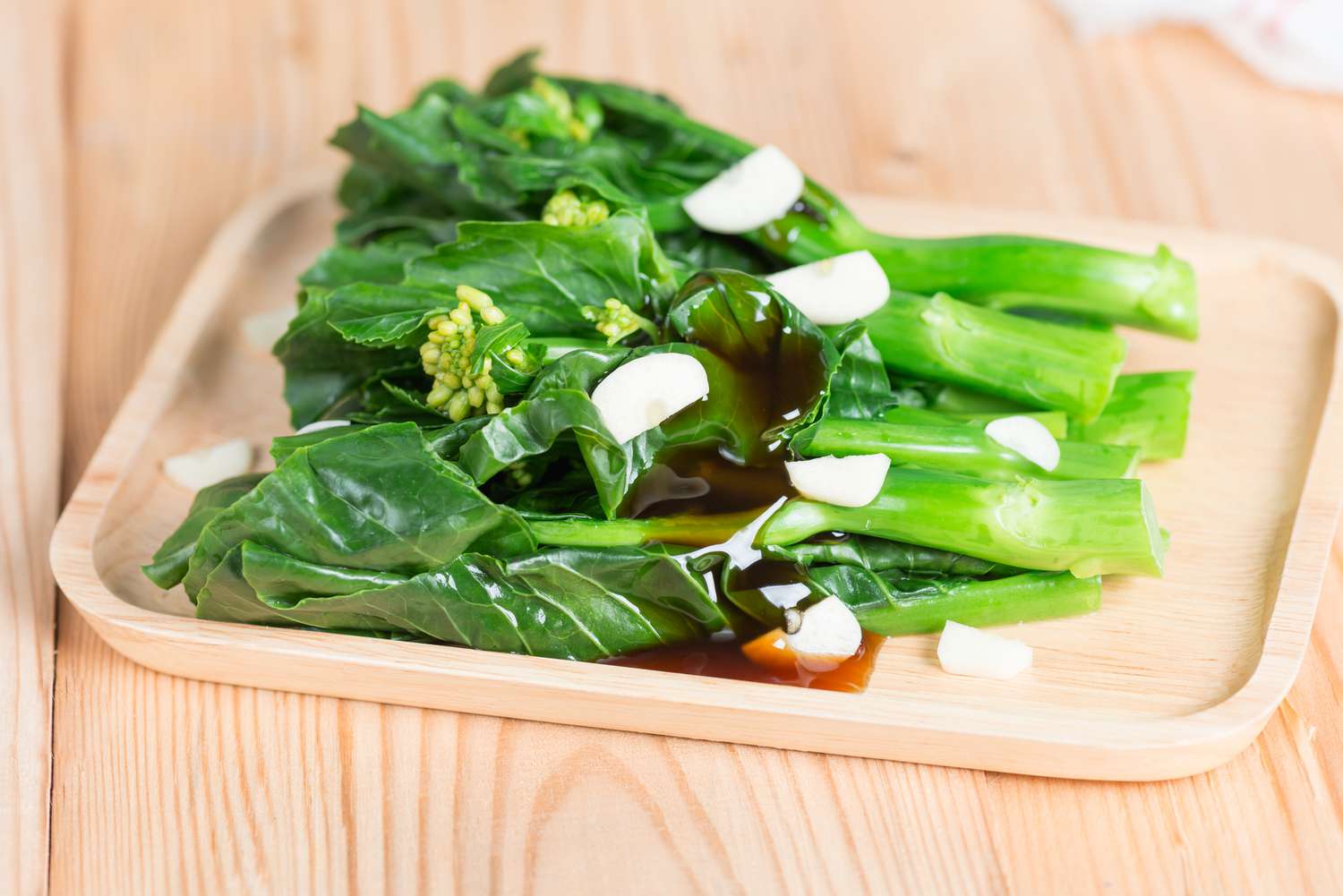 Stir-fried Chinese Kale with oyster sauce