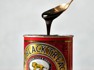 a spoon of black treacle