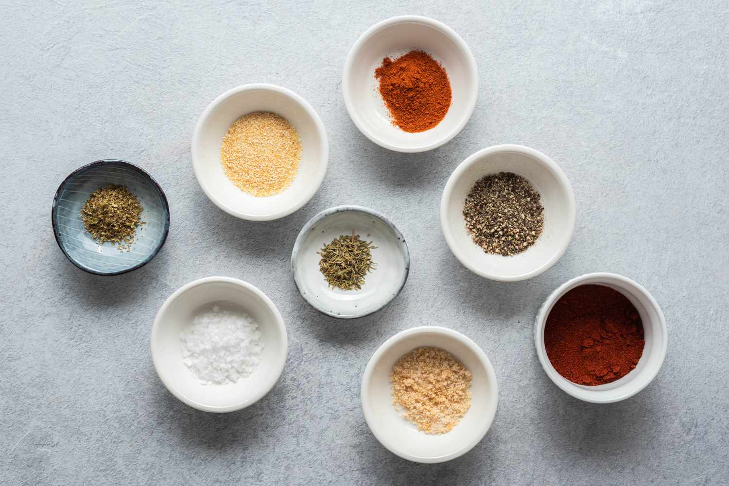 Glackened seasoning ingredients 