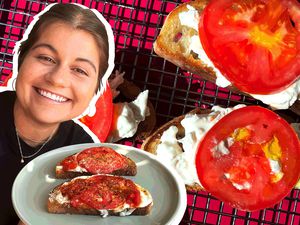 Hailey Bieber's Pizza Toast