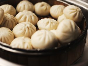 Chinese steamed bread, Guangzhou, China