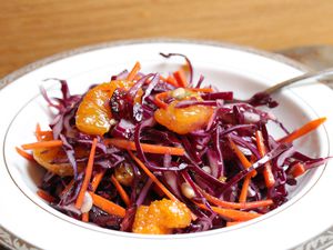Purple Cabbage and Mandarin Salad