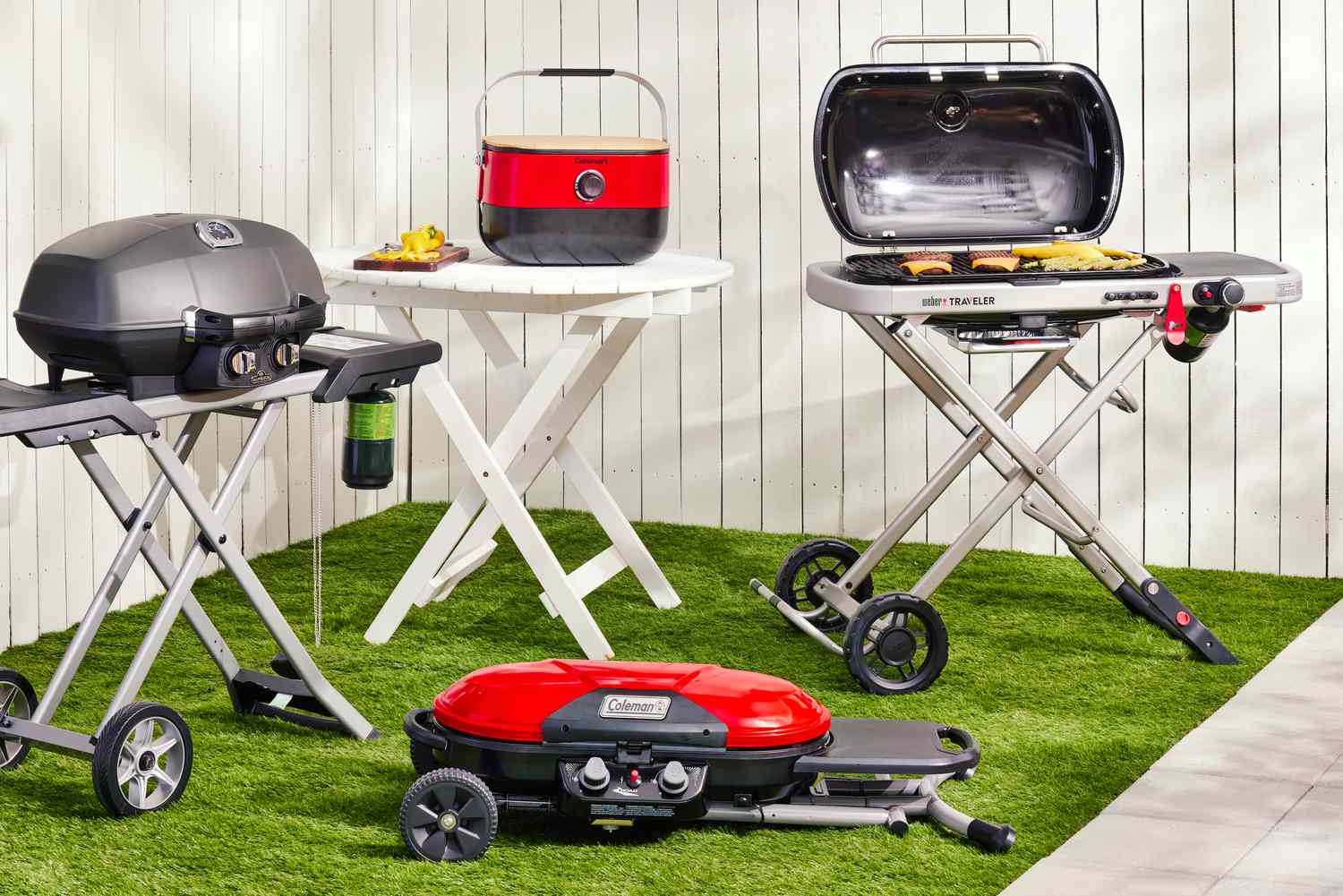 Best portable gas grills displayed on grass