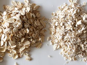 Rolled oats vs. quick oats