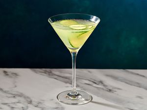 Cucumber martini recipe made with vodka