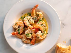 Classic Shrimp Scampi in a bowl