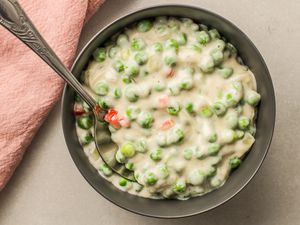 Easy creamed peas