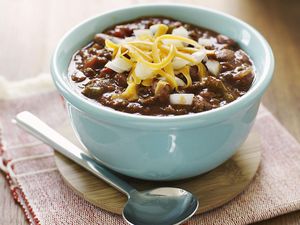 A bowl of chili