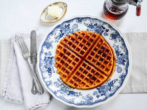 Sweet potato waffles