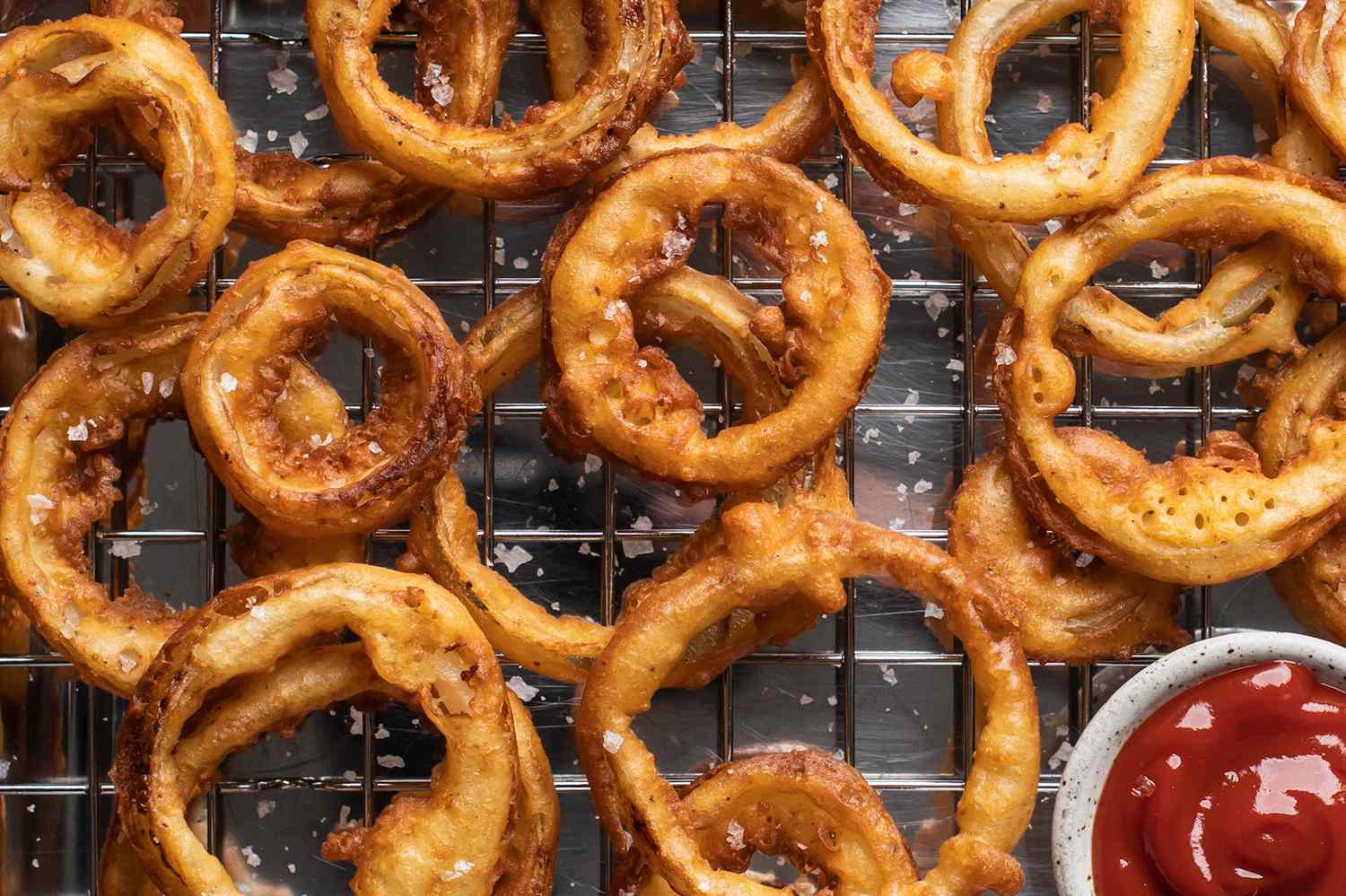 Fried onion rings recipe