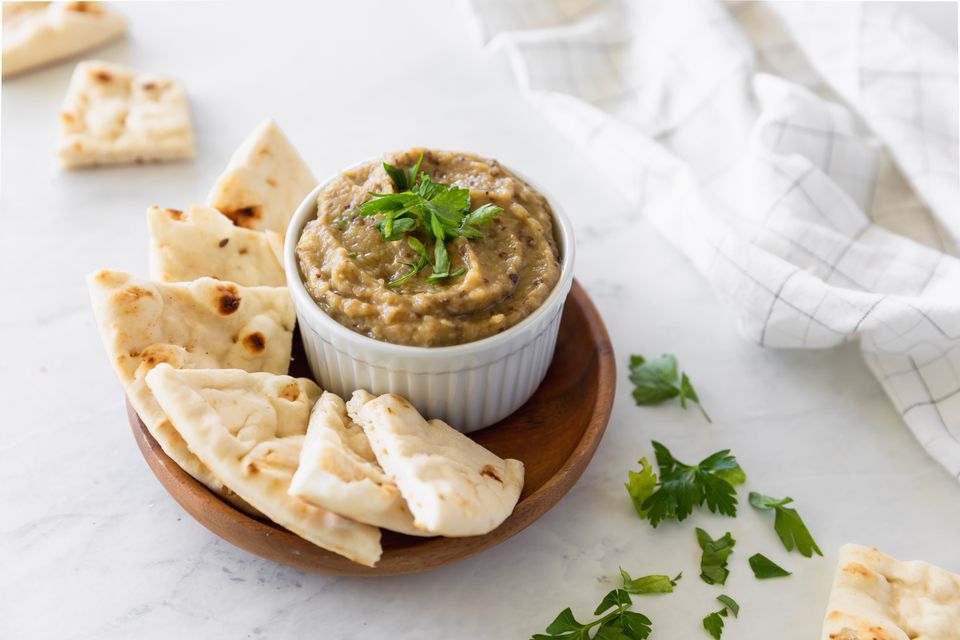 Vegan, Gluten-Free Baba Ganoush Without Tahini