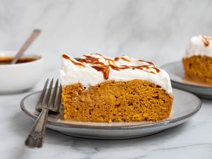 Pumpkin Poke Cake