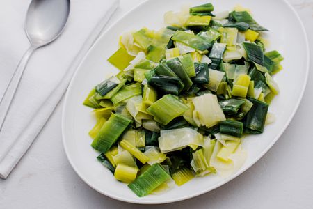 Buttered leeks recipe