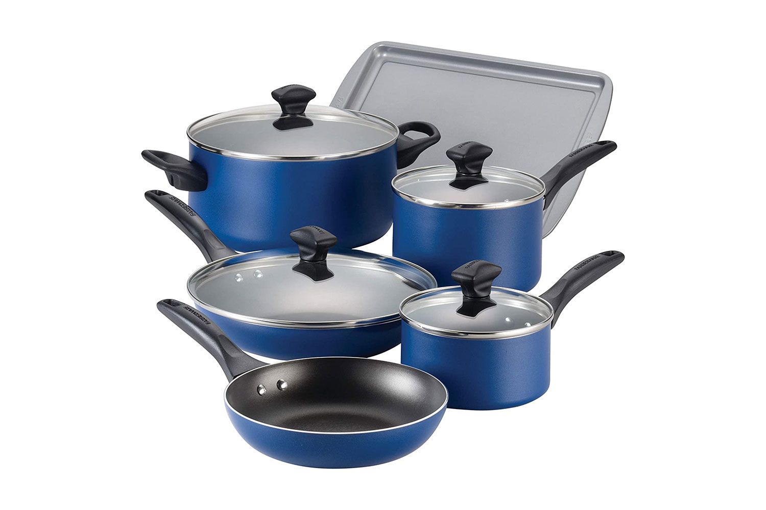 Farberware 15-Piece Dishwasher-Safe Nonstick Cookware Set