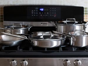 All-Clad d5 Brushed Stainless Steel 10-Piece Se