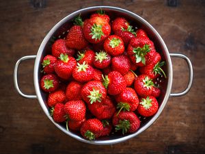 Strawberries in a bowl