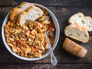 Turkey and lentil soup