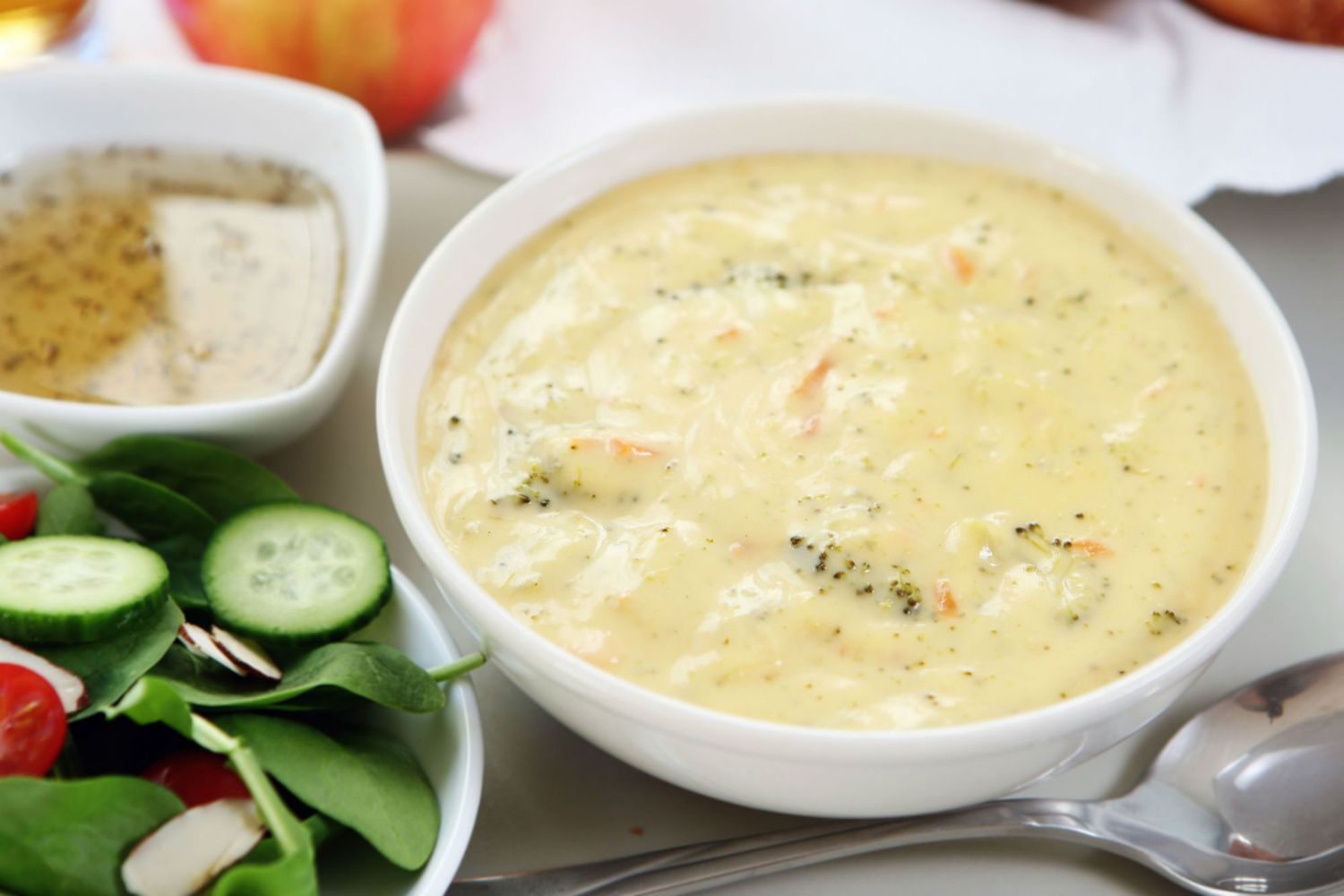 Broccoli and cheddar soup