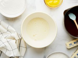 Beat together egg whites