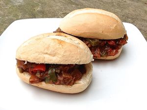 Brazilian Braised Beef Sandwiches - Carne Louca