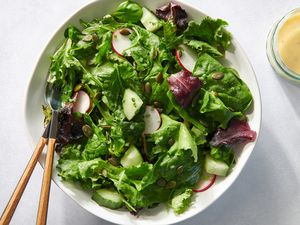 Simple green salad