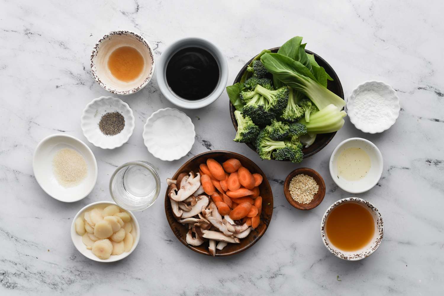 Ingredients for stir fry