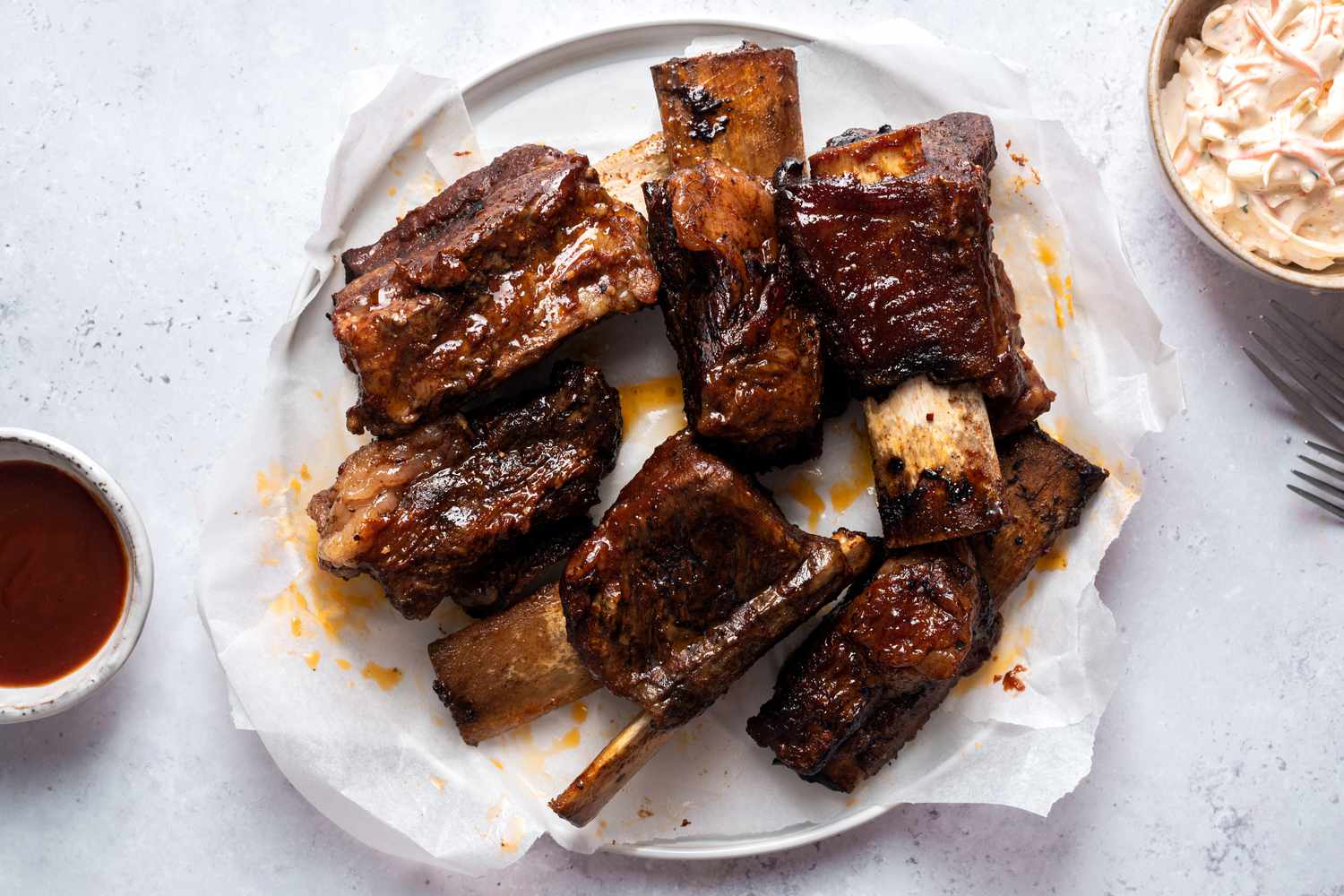 Slow Cooker Barbecue Beef Short Ribs