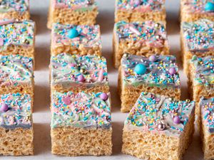 unicorn rice krispy treats