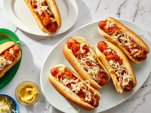 New York hot dogs