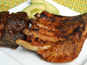 Grilled pork ribs - costillas de cerdo a la parilla