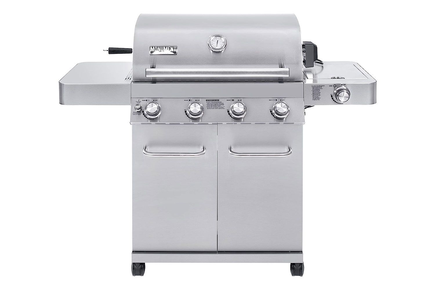 Monument Grills Stainless 4-Burner Propane Gas Grill