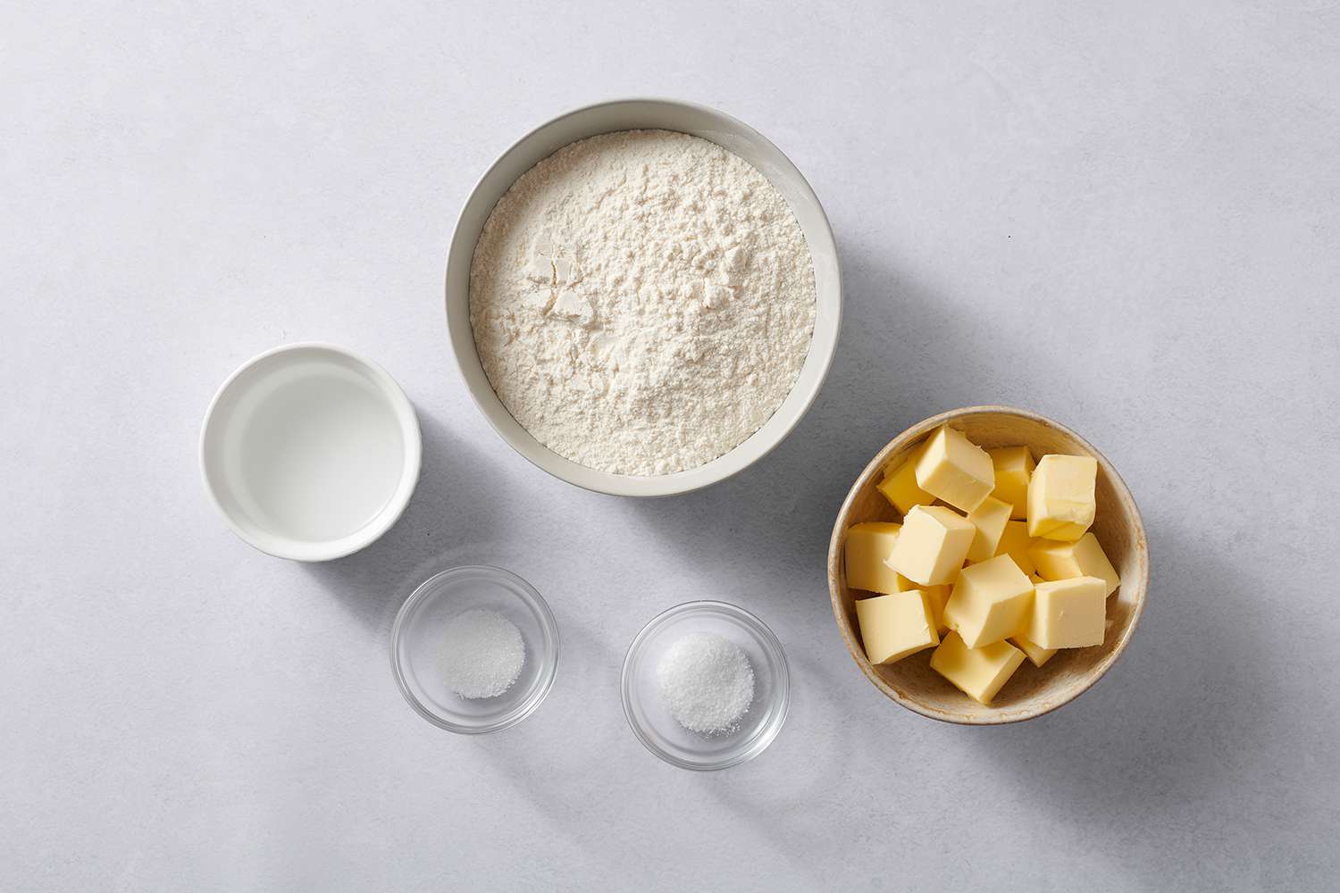 ingredients to make honey pie crust