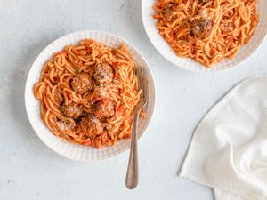 Crockpot Spaghetti and Meatballs