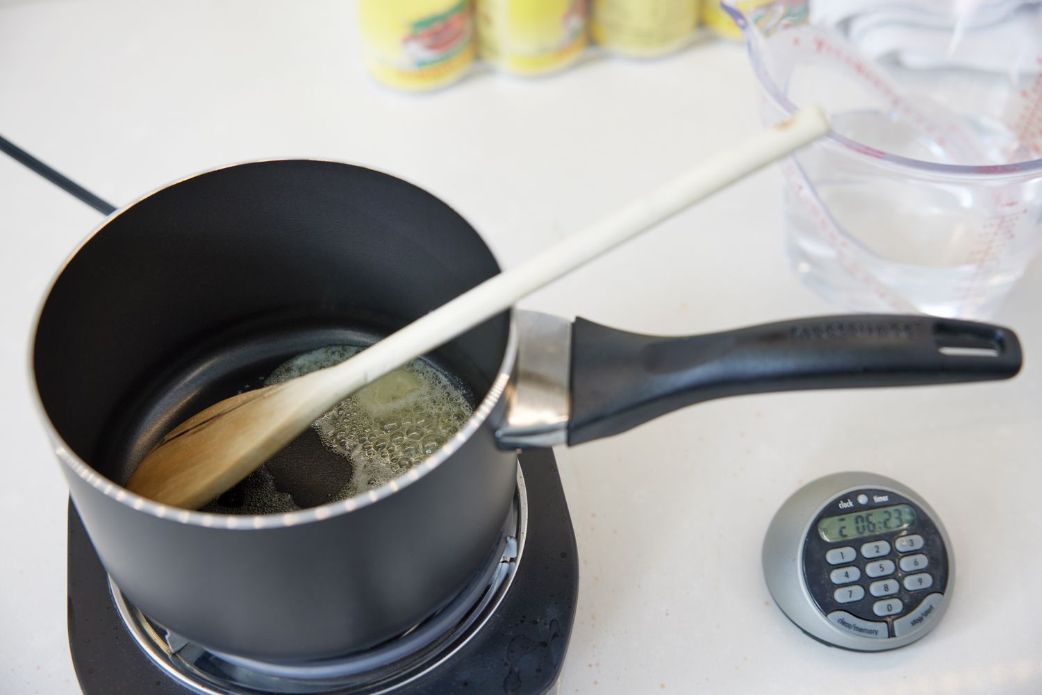 Butter melting in Farberware 1-Quart Nonstick Sauce Pan